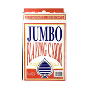 JUMBO PLAYING CARDS Large Deck Card Game Plastic Coated Poker Plating Cards V922-AWD-C0802-JUMCAR