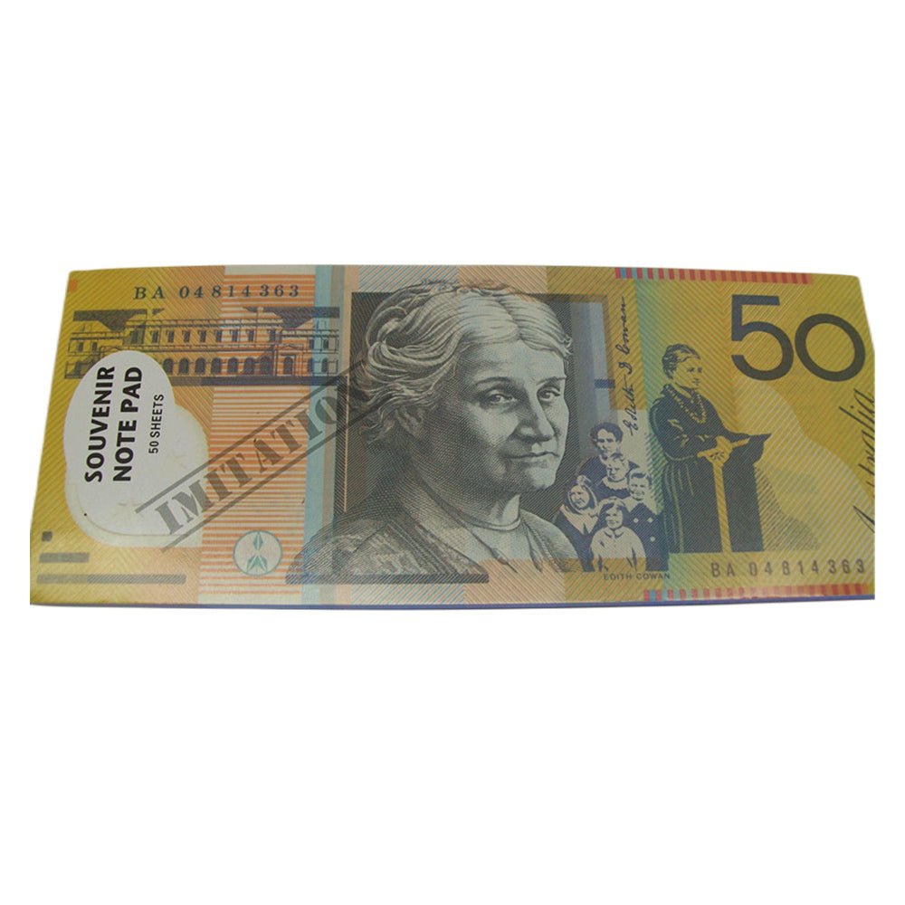 Aussie pad 3 assorted - $50 V922-AWD-C0811-NOTPAD-50