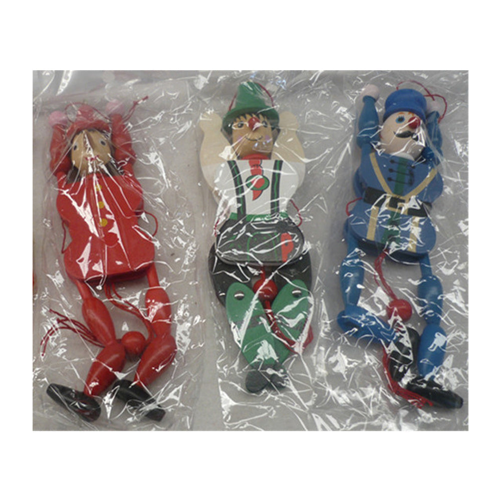 3x wooden dancing soldiers pull string V922-AWD-C1025-WOODAN