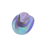 Holographic Cowboy Party Hat (Adult Size) - Rose V922-AWD-C1133-HAT215-R