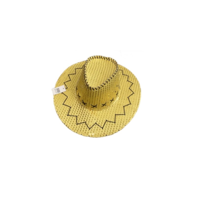 Sequin Cowboy Hat party hat - Pink V922-AWD-C1133-HAT217-P