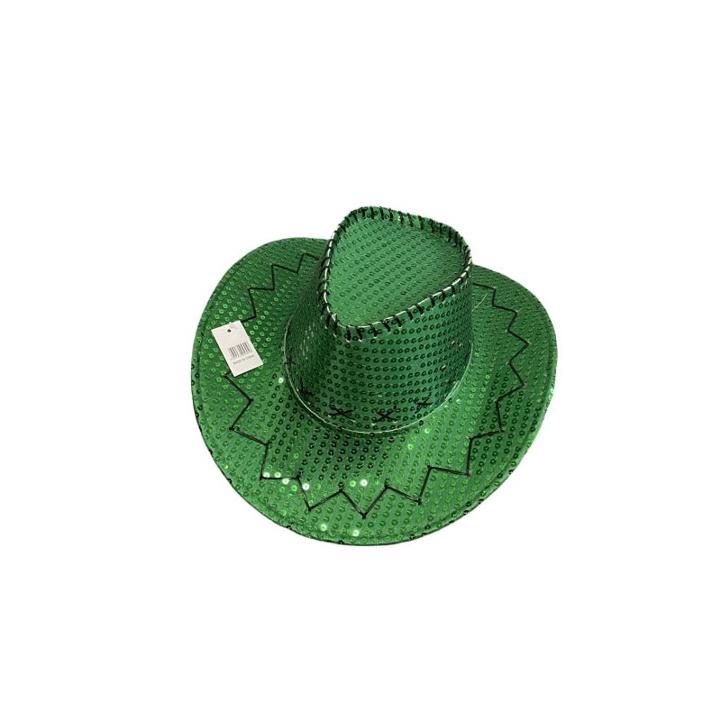 Sequin Cowboy Hat party hat - Pink V922-AWD-C1133-HAT217-P