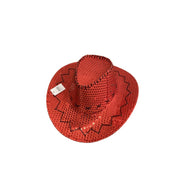Sequin Cowboy Hat party hat - Pink V922-AWD-C1133-HAT217-P