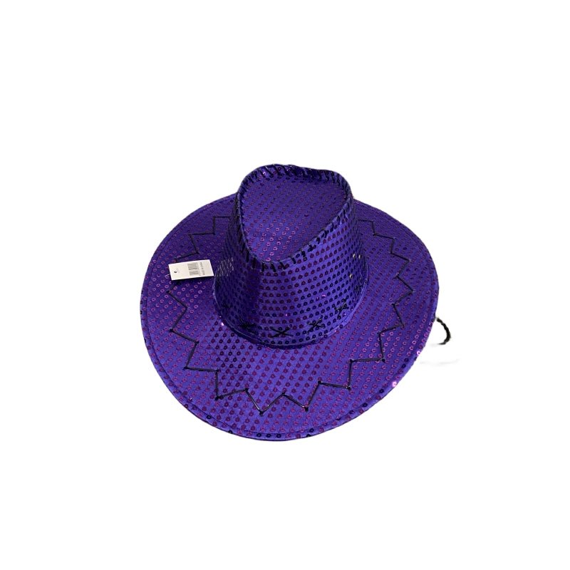 Sequin Cowboy Hat party hat - Pink V922-AWD-C1133-HAT217-P