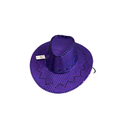 Sequin Cowboy Hat party hat - Pink V922-AWD-C1133-HAT217-P