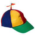 2x Propeller rainbow cap Helicopter Hat Clown Cap V922-AWD-C1225-HATPRO