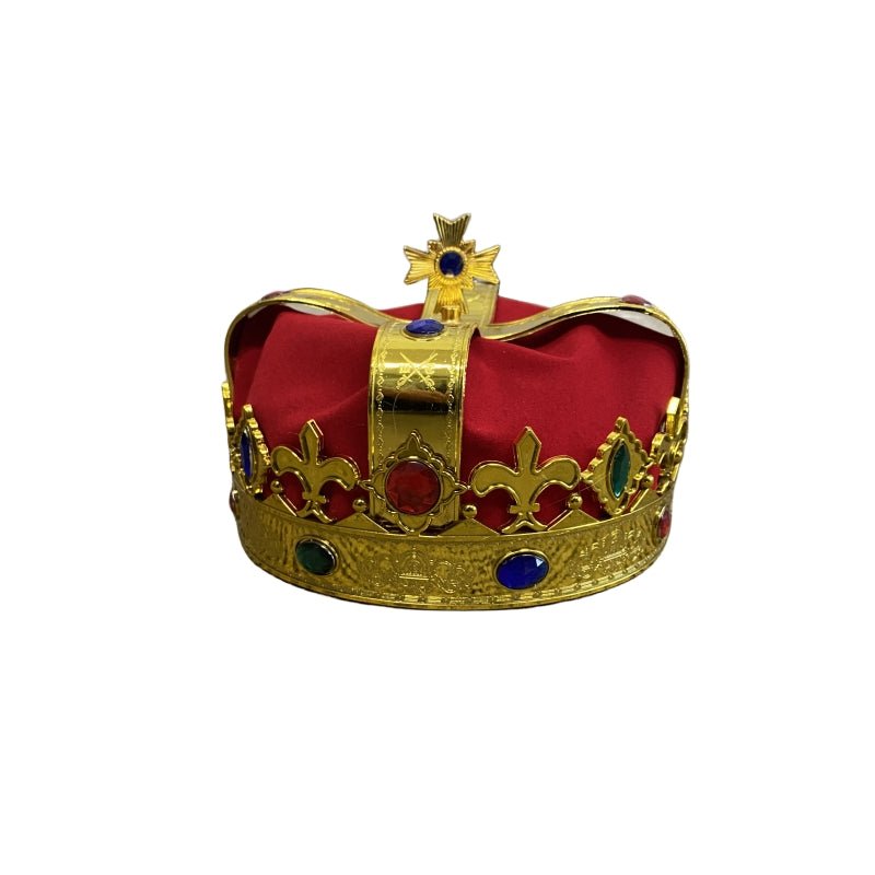 Deluxe Kings or Queens Crown Hat with Gems V922-AWD-C1331-HATKIN