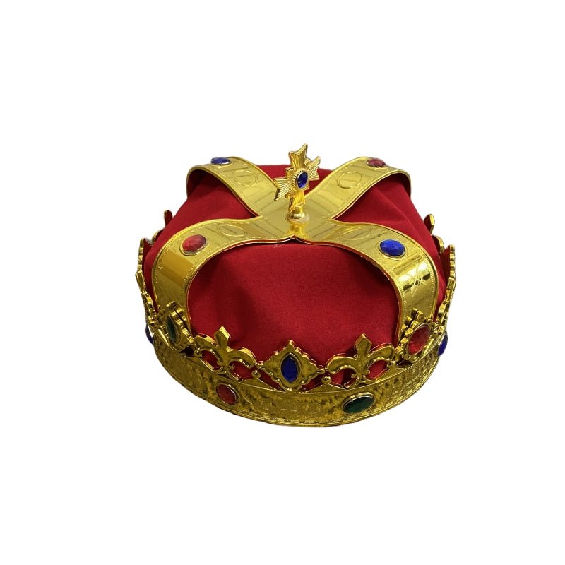 Deluxe Kings or Queens Crown Hat with Gems V922-AWD-C1331-HATKIN