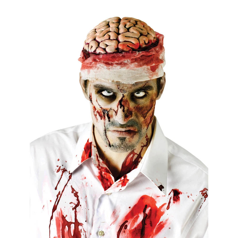 Halloween Costume Bloody Brain Zombie Headpiece Monster Costume V922-AWD-C1423-BLOBRA