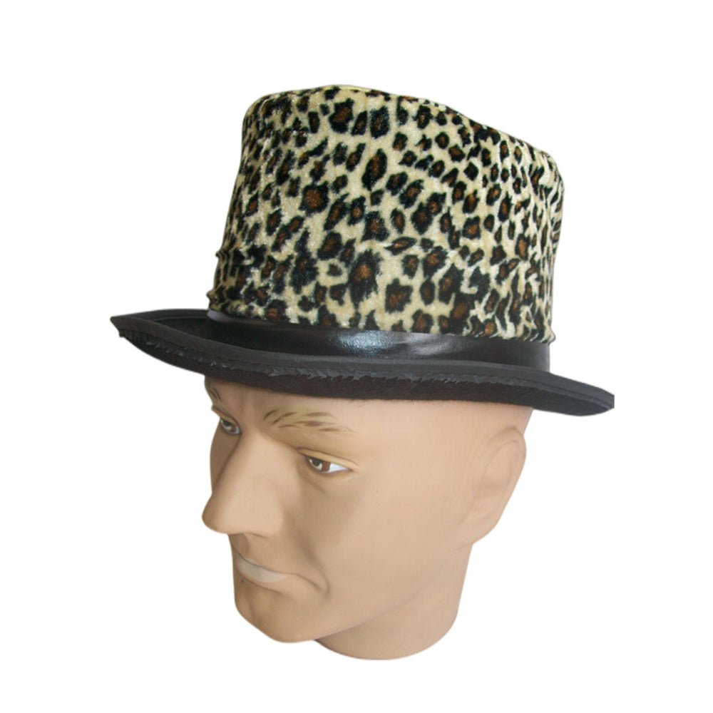 Leopard print tophat V922-AWD-C153-HATLEO