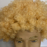 Large gold Afro wig V922-AWD-C1621-WIG446G