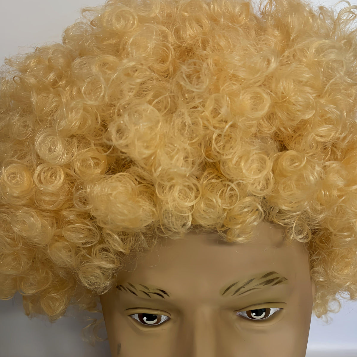 Large gold Afro wig V922-AWD-C1621-WIG446G