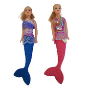 2x Mermaid doll in bag - Pink V922-AWD-D0102-MERDOL-PINK