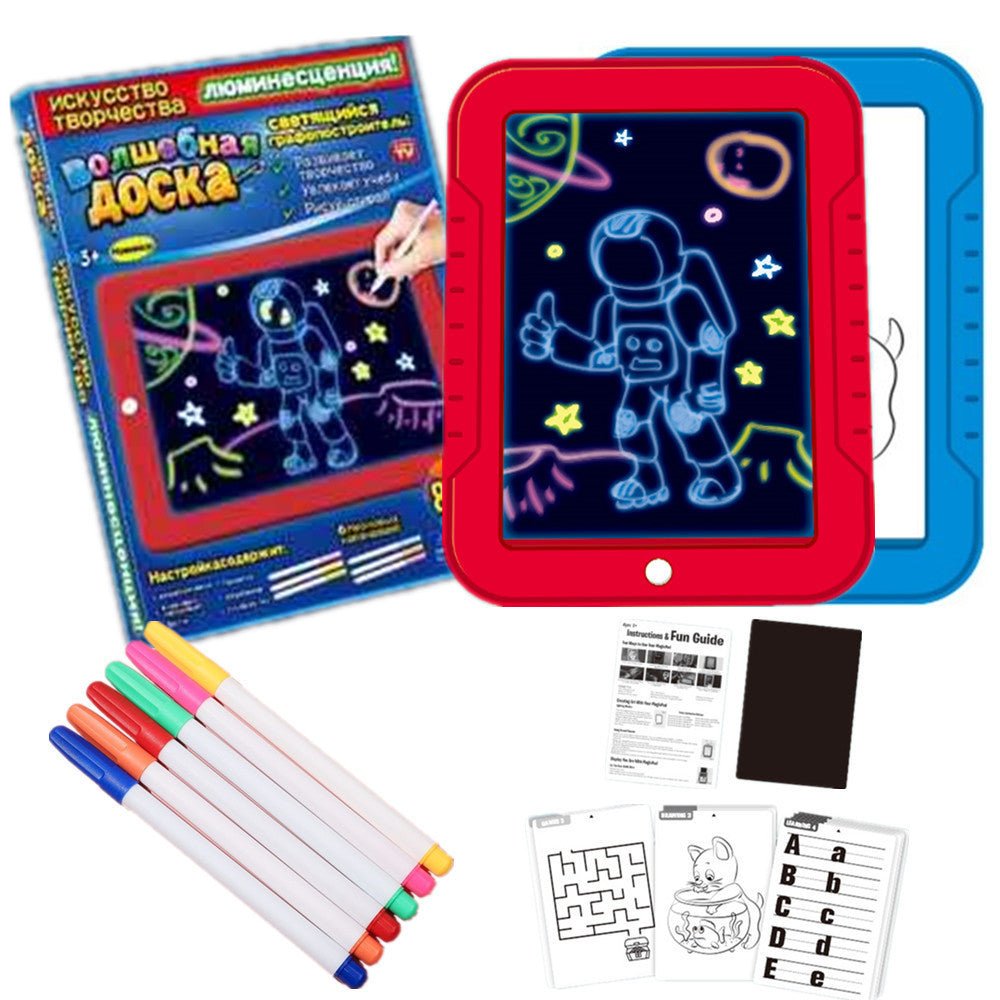 Magic Drawing Pad Electronics LED Writing Board Creative Art For Children V922-AWD-D0112-MAGPAD