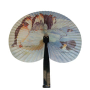 2 PCs of Assorted Folding Paper fans penguin and koloa V922-AWD- D0314-PENFAN