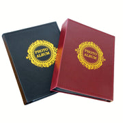 Classic photo album 200 Pcs 4x6 photos Red and Black - Black V922-AWD-D0522-PHOALB200BL