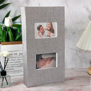 Photo album with luxurious cover Assorted colours Large 300 PCs 6 Inch - Black V922-AWD-D0531-PHOALM300-BL