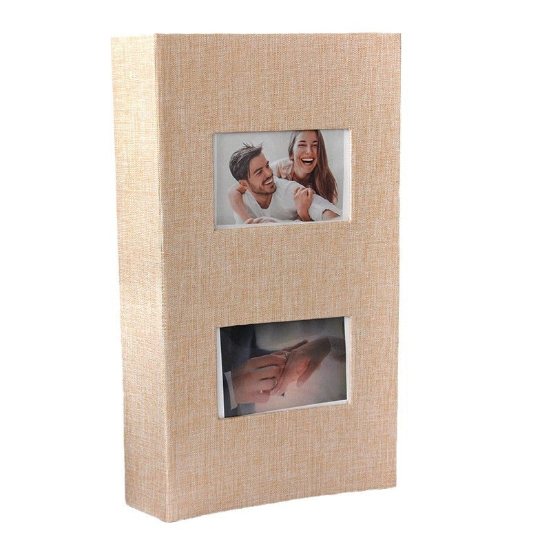 Photo album with luxurious cover Assorted colours Large 300 PCs 6 Inch - Red V922-AWD-D0531-PHOALM300-R