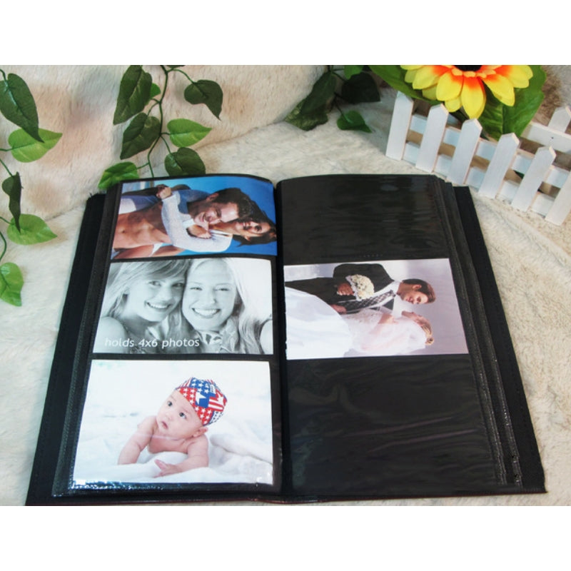 Photo album with luxurious cover Assorted colours Large 300 PCs 6 Inch - Red V922-AWD-D0531-PHOALM300-R