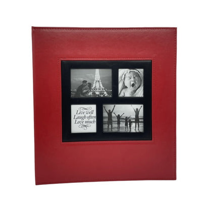 Extra Large 600-Pocket Leather Photo Album - Beige V922-AWD-D0532-PHOALB600-BE