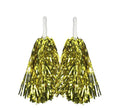 4 Sets/8pcs Metallic Team Girls' Cheerleading Dance Party Dress Pom Poms Pompoms - Silver V922-AWD-D1001-POMPOM-S
