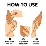Pointy Elf Ears - Soft Latex Cosplay Costume Accessory for Adults & Kids V922-AWD-D1103-ELFEAR