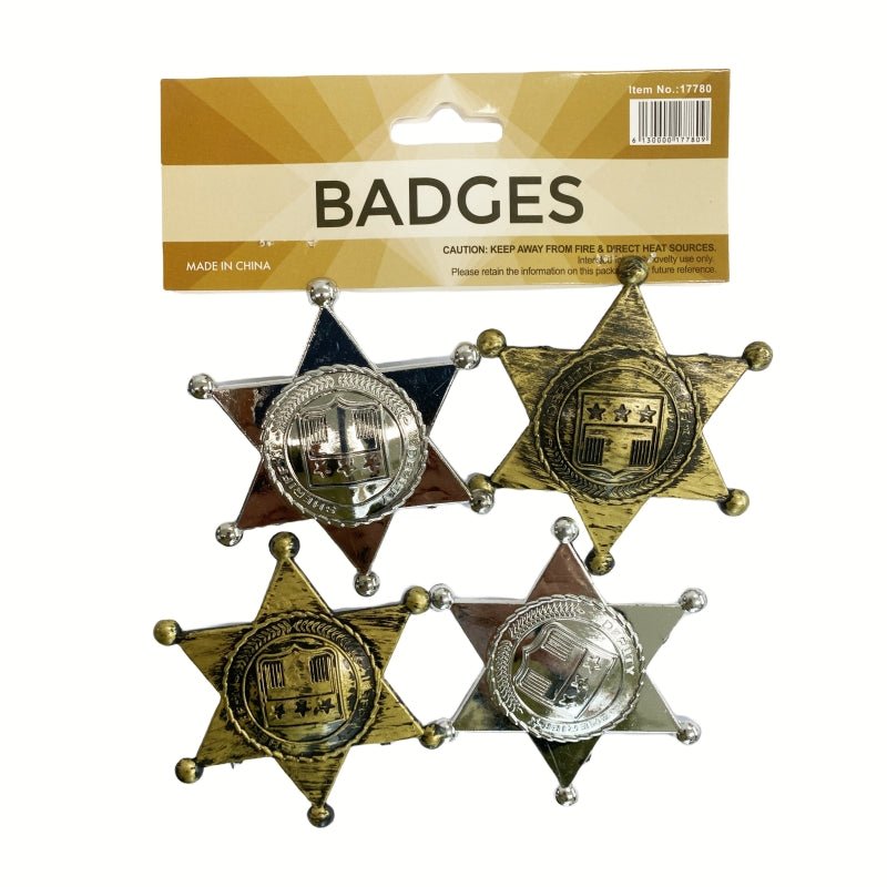 PLASTIC SHERIFF BADGE V922-AWD-D1133-SHEBADP