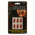 Vampire Liquid Blood Capsules - Halloween Costume FX, Water Washable, 6-Pack V922-AWD-D1311-BLOCAP