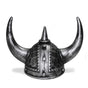 Viking Helmet Medieval Viking Horned Hat Warrior Costume Hat Cosplay-Silver Black V922-AWD-D1332-HATVIKB