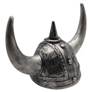Viking Helmet Medieval Viking Horned Hat Warrior Costume Hat Cosplay-Silver Black V922-AWD-D1332-HATVIKB