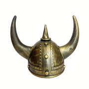 Viking Helmet Medieval Viking Horned Hat Warrior Costume Hat Cosplay-Golden Black V922-AWD-D1333-HATVIKG