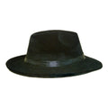 Black flock gangster hat V922-AWD-D400-HATGAN2