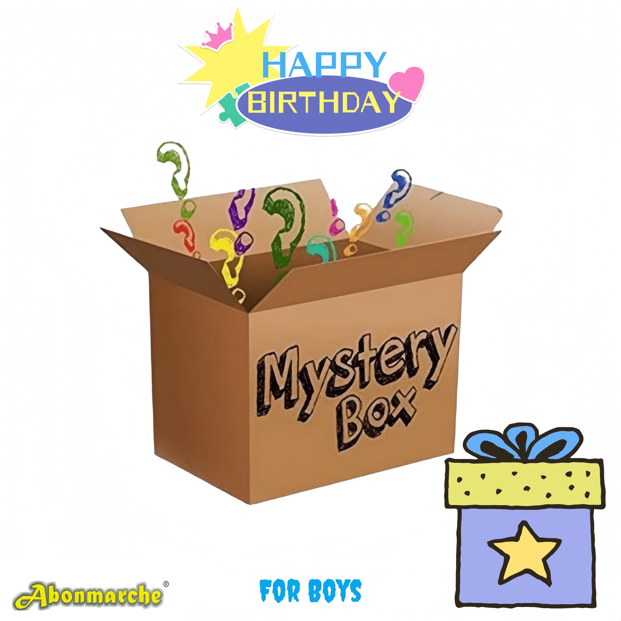 Mystery Box - BIG SURPRISE- Boy's Birthday V922-AWD-DXXX-MYSBOX-BB