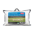 Easy Rest Wool Blend Pillow Australian Pure downs wool fill Cotton cover V922-AWD-E0135-ERPWBTN