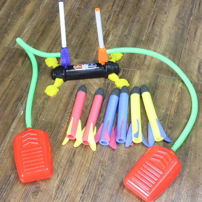 Air Power Foam Duel Rocket Shoot Up Stomp Launcher Kids Outdoor Activities Toys V922-AWD-E0212-SKYROC2