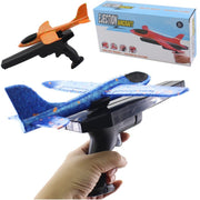 2x Ejection Foam Plane Toy Outdoor Sport with Light Safe for Children Birthday Gift V922-AWD-E0404-EJCPLA