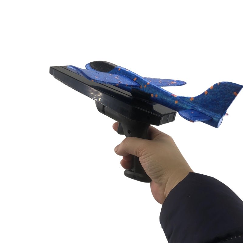 2x Ejection Foam Plane Toy Outdoor Sport with Light Safe for Children Birthday Gift V922-AWD-E0404-EJCPLA