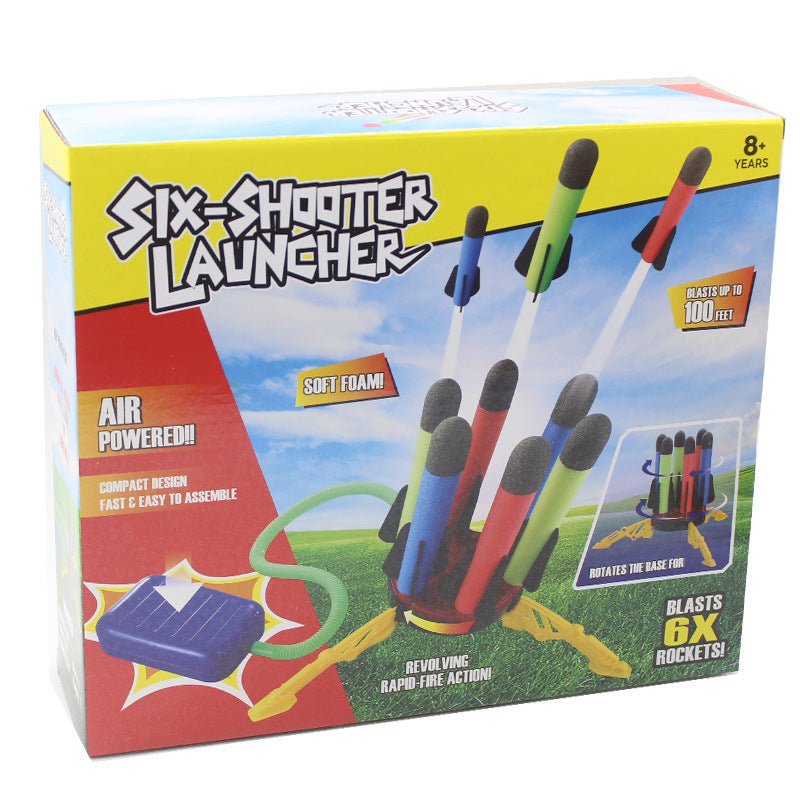 Air Power Foam Rocket Shoot Up Stomp Launcher Kids Outdoor Activities Toys V922-AWD-E0701-SKYROC6