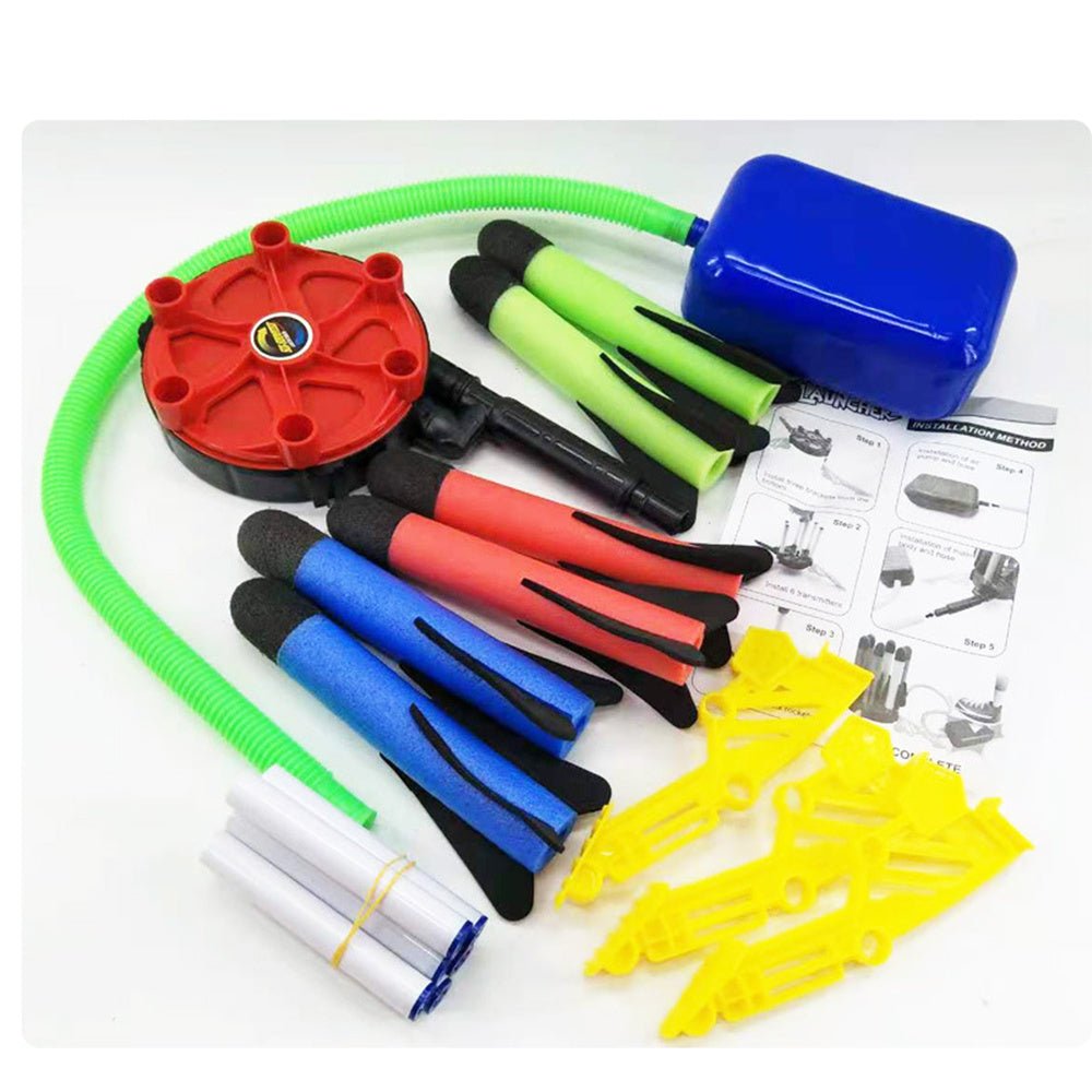 Air Power Foam Rocket Shoot Up Stomp Launcher Kids Outdoor Activities Toys V922-AWD-E0701-SKYROC6