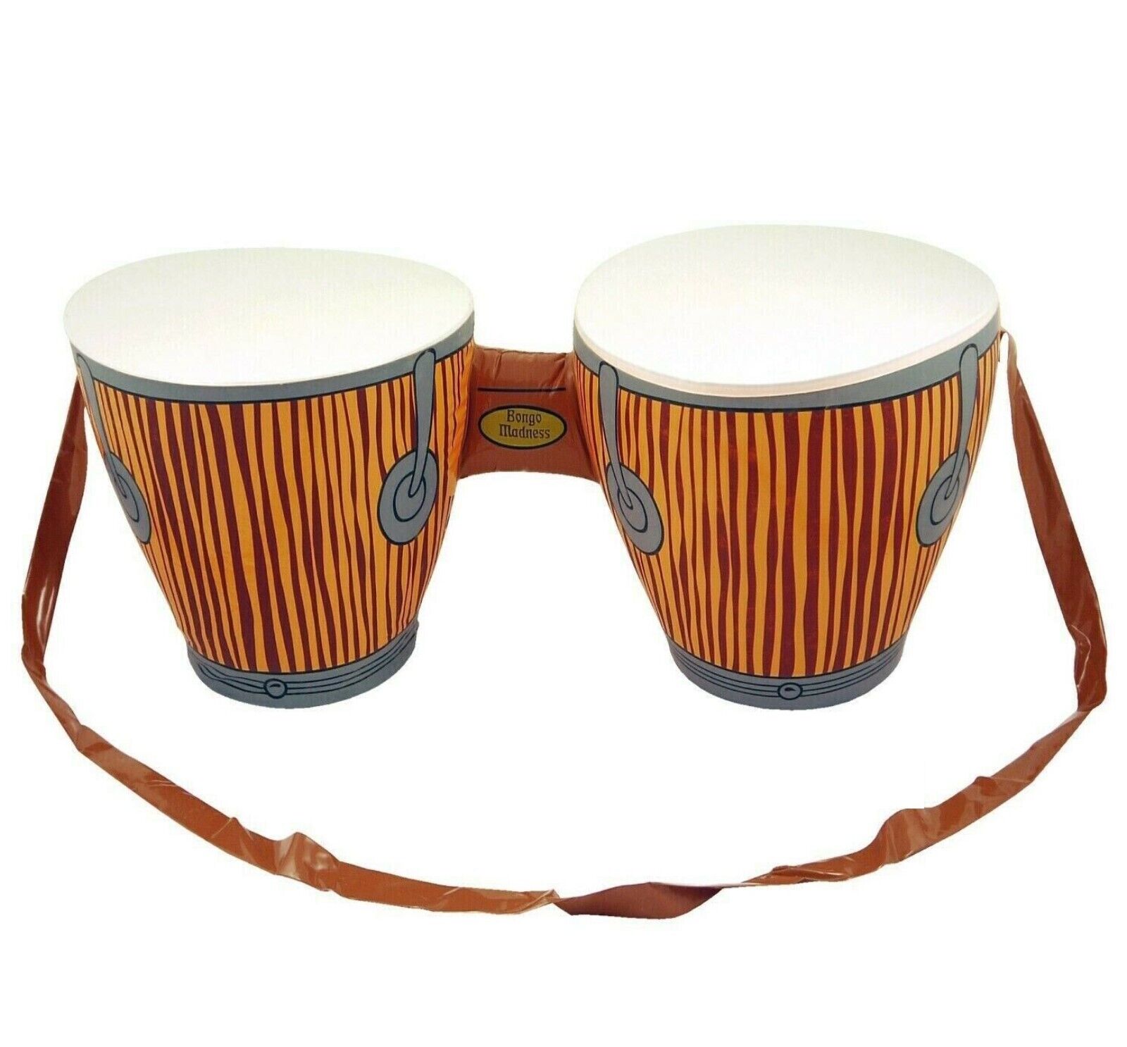 Inflatable Double Bongo Drums African Tropical Beach Party Fancy Dress Hawaiian Luau V922-AWD-E0804-BONDRU