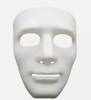 2x Robot Plain Mask Purge Style Halloween Scary Ghost Blank Mask Unisex - 2x Blue V922-AWD-F0161-MASBLA-BLUE