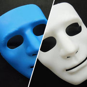 2x Robot Plain Mask Purge Style Halloween Scary Ghost Blank Mask Unisex - 2x White V922-AWD-F0161-MASBLA-WHITE