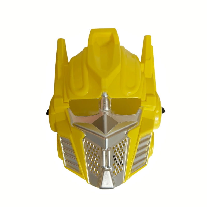 2 x Yellow Transformer Masks - Kids Costume Roleplay Helmet Inspired by Bumblebee V922-AWD-F023-MASTRAY