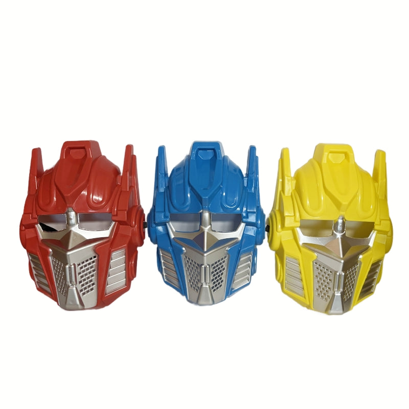 2 x Yellow Transformer Masks - Kids Costume Roleplay Helmet Inspired by Bumblebee V922-AWD-F023-MASTRAY