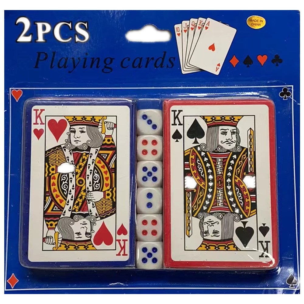 2 Poker card with 6 dices V922-AWD-I205-POKCARD2
