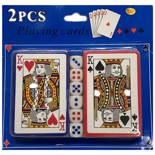 2 Poker card with 6 dices V922-AWD-I205-POKCARD2