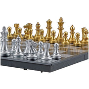 Chess game set with magnet box - Gold and Silver V922-AWD-J101-CHESETB-GS