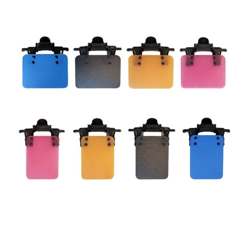 ISSF Flip-Up Eyeshield Sport Shooting Eye Shield Aim Blocker Targeting Sight Cover Blinding - Pink-Horizontal V922-B0241-SHOSHI-PH