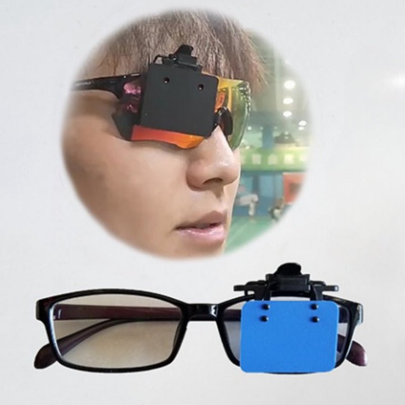 ISSF Flip-Up Eyeshield Sport Shooting Eye Shield Aim Blocker Targeting Sight Cover Blinding - Pink-Horizontal V922-B0241-SHOSHI-PH