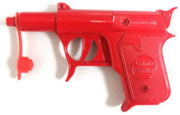 2 PCs of Diecast metal spud gun pack red + black - 2 Black V922-SPUGUNM-BLACK